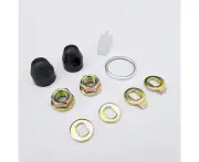 Auto-plaza E-Bike Hub Motor Nuts Bike Safety Washers Electric Bicycle Wheel Lock Nuts Motor Axle Bolt Screw Full Set