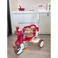 在飛比找蝦皮購物優惠-【日本iimo兒童摺疊三輪車(基礎款-紅色)】