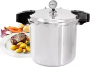 24 Quart Large Capacity Aluminum Stovetop Pressure Cooker/Canner for Induction a