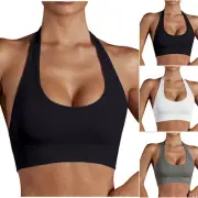 Women's Fashion Knitted Beauty Back Stretch Yoga Wear Seamless Sports Bra Pack