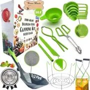Canning Supplies Starter Kit- 10 pc. Canner Accessories with Canning Rack for...