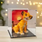 Acrylic Display Case for Lego® Young Simba the Lion King Model 43247