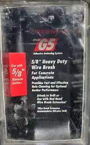 *NEW* Heavy Duty 5/8" Wire Brush Drill Attachment - Red Head Epcon G5