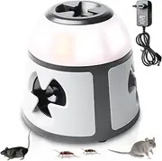 Ultrasonic Mouse Repellent, 360° Mouse Repellent, Rat Repellent with Ultrasound, Mouse Deterrent, Ultrasonic with LED, Mice Repellent, Pluggable, Pest Repellent Against Mice and Rats, Repel Mice