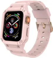 Compatible with Apple Watch Strap Band Case 45mm 44mm 41mm 40mm Women Men,Rugged