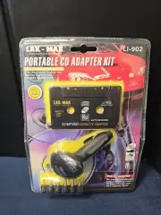 Lax-Max Portable CD Player MP3 Cassette Adapter Kit NEW IN PACKAGE