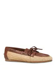 Simkhai Women's Danner Raffia Loafer Flats