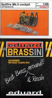 EDU648621 1:48 Eduard Brassin Spitfire Mk.II Cockpit Set (EDU kit)