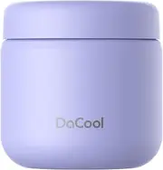 DaCool Kids Thermo for Hot Food 13.5 OZ Vacuum Stainless Steel Insulated Food Jar Kids Lunch Food Thermo Insulated Lunch Container Bento for School Office Picnic Travel Outdoors, Macaron-Purple