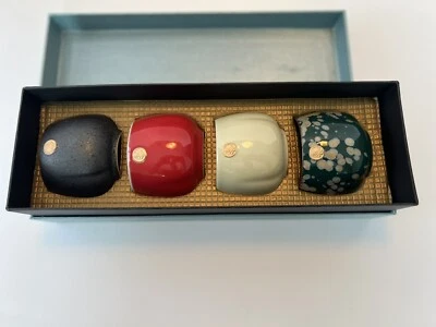 Set of 4 cups of retro ceramic oven tea in Japanese style Kung Fu Teaware