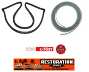 FORD ESCORT 2 DOOR MK1 FRONT WINDSCREEN SEAL AND CHROME LOCK STRIP