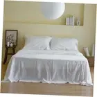 Belgian Linen Sheet Set Solid Color - 6 Pieces (1 Flat Sheet & 1 Fitted Sheet