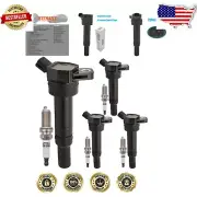 High-Performance Ignition Coil Pack & Iridium Spark Plugs for Hyundai/Kia Models