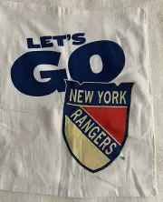 NY RANGERS LETS GO RALLY TOWEL SGA NHL HOCKEY WINTER CLASSIC MSG