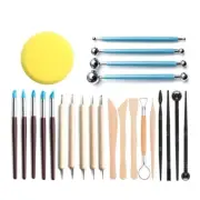 24 Pcs Pottery Clay Tools Set for Ceramic Pottery Mud Fondant Cake Soap