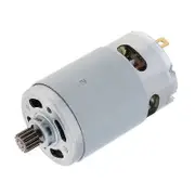 21V RS550 Motor Brushed Motor 14 Teeth Suitable for 4/6 Inch Cordless Mini Logging Saw Chainsaw Tool Accessories Silver