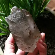 512g Green Ghost Nirvana Quartz Natural Green Hair Rutilated Interference Quartz