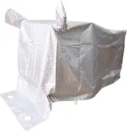 AKOOSY Motorcycle Cover Outdoor Protection from Rain Sun and Dirt Durable Silver Motorbike Shelter with Lock for Windproof Security