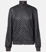[Gucci] Gucci GG jersey jacket AU 12 black
