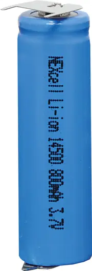 14500 800mAh Lithium Ion Rechargeable Battery PCB Mount