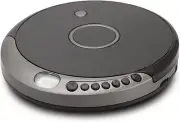 Portable Cd Player with Bluetooth Includes Stereo Earbuds Black
