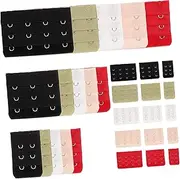 [VALICLUD] 30pcs Women Bra Extensions 4 Hook Bra Extender Buckles for Comfortable Fit