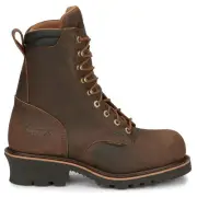 Chippewa Valdor 8 Inch Waterproof Composite Toe Work Mens Brown 73238