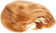 Short Wig for Men Fashionable Blond Synthetic Hair Male Hair Replacement for Cosplay Halloween