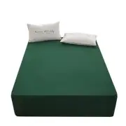 Bedding 1piece Queen Fitted Sheet Only-Queen Size Deep Pocket Bottom Fitted S...