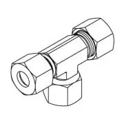 TOMPKINS MC6102-L12-L12-L12 Hydraulic Fitting-Metric CompressionL12(18X1.5)