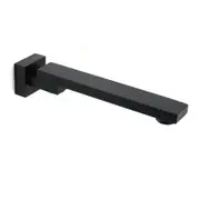 MATT BLACK Square Bath Tub Faucet Water Spout Outlet Basin Tapware 180?? Swivel