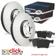 REAR Disc Rotors and Brake Pad SET for Subaru IMPREZA WRX 2.0l Sti 2002-2004