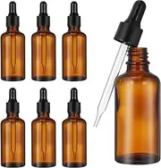 COMPUKAS 12Pcs Women Essential Oil Bottle Retro Antique Glass Dropper Bottles for Perfumes and Essential Oils Stylish Travel Containers Brown for Handbag