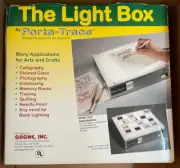Light Box, Gagne Porta-Trace Model 1012-1 Tracing, Patterns 12 x 9.75 x 3 NEW!