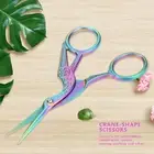 Colorful Vintage Crane Scissors Stainless Steel Embroidery Sewing Thread AU
