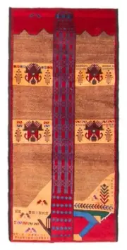 Vintage Hand-Knotted Area Rug 3'0" x 6'7" Traditional Wool Carpet