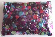 Multi-Colored Sequins 3 oz Bag Multiple Sizes, NEW
