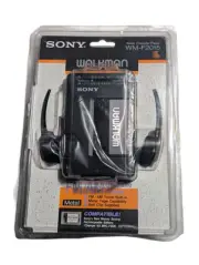 Vintage Sony Walkman WM-F2015 FM/AM Radio Cassette Player Black New,SEALED