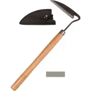 Effortless Weeding: Sharp Sickle Cuts Roots, Saves Time - with Thick Leather ...