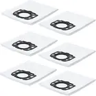 6 X Fleece Dust Bags For Karcher WD4 MV4 MV5 MV6 WD5 WD6 Vacuum Cleaner