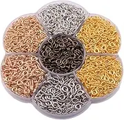 DIY Jewelry Supplies 2000pcs Sheep Eye Screw Pins Screw Eye Pin Set for Creative Crafting Fashion Accessories