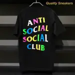 QUALITY SNEAKERS - ANTI SOCIAL SOCIAL CLUB ASSC 黑 彩色 彩虹 短T