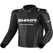 STR 2.0 Black Leather Motorcycle Jacket