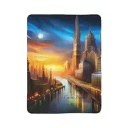 Fleece Sherpa Blanket (Calm Nights)