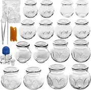 Professional Chinese Acupoint Cupping Therapy Sets, 16 Pcs Glass Cupping Set