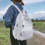 Canvas Backpack Off White - One Size