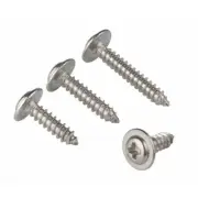 100 X M2.3 M2.6 Round Head Washer Head Self Tapping Screw - 304 Stainless Steel