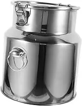 OHPHCALL Multi Functional Stainless Steel Grain Storage Container with Strong Seal for Rice Flour and Kitchen Storage Easy to Clean for Home Use