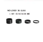 3K Full Carbon Fiber Bike Headset Spacer Fork Stem Headset 1-1/8 inch
