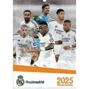 Real Madrid CF 2025 A3 Wall Calendar Multicoloured One Size